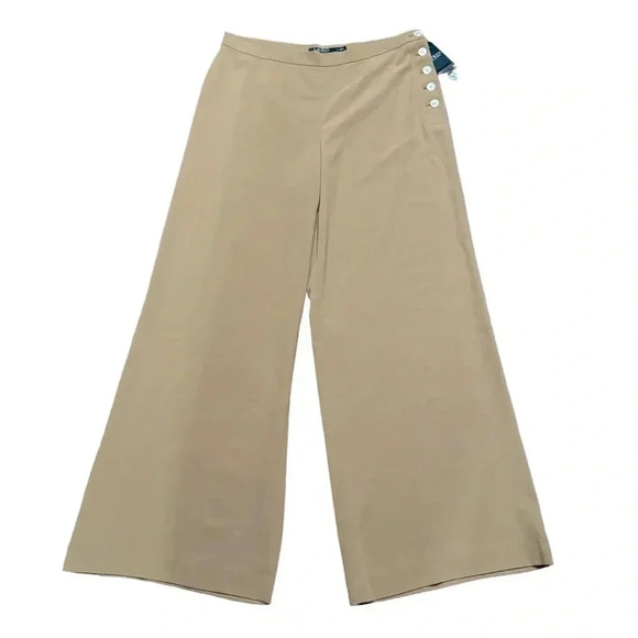 Lauren Ralph Lauren Wide Leg Pants Size 12 - Picture 1 of 5